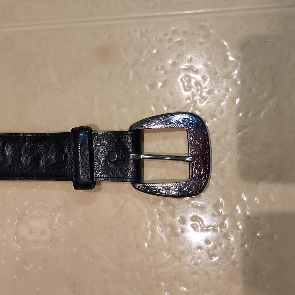 🔮Amazing Genuine Full Quill Ostrich Belt - Picture 7 of 15